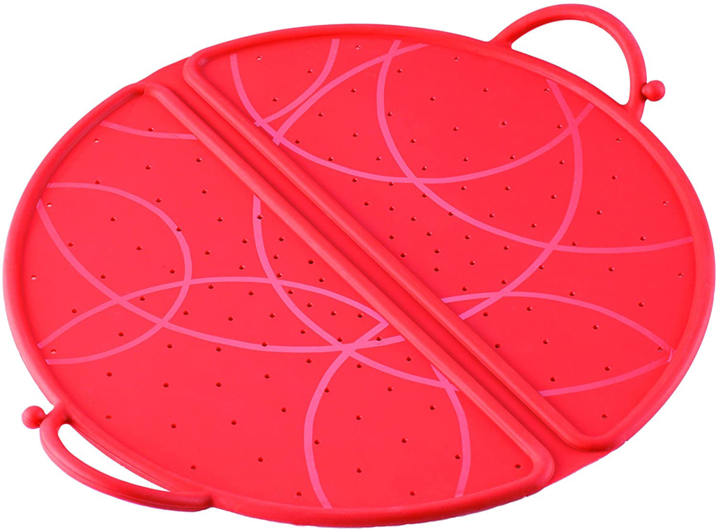 Kuhn Rikon: Foldable Splatter Guard Large - Red - Barb's Kitchen