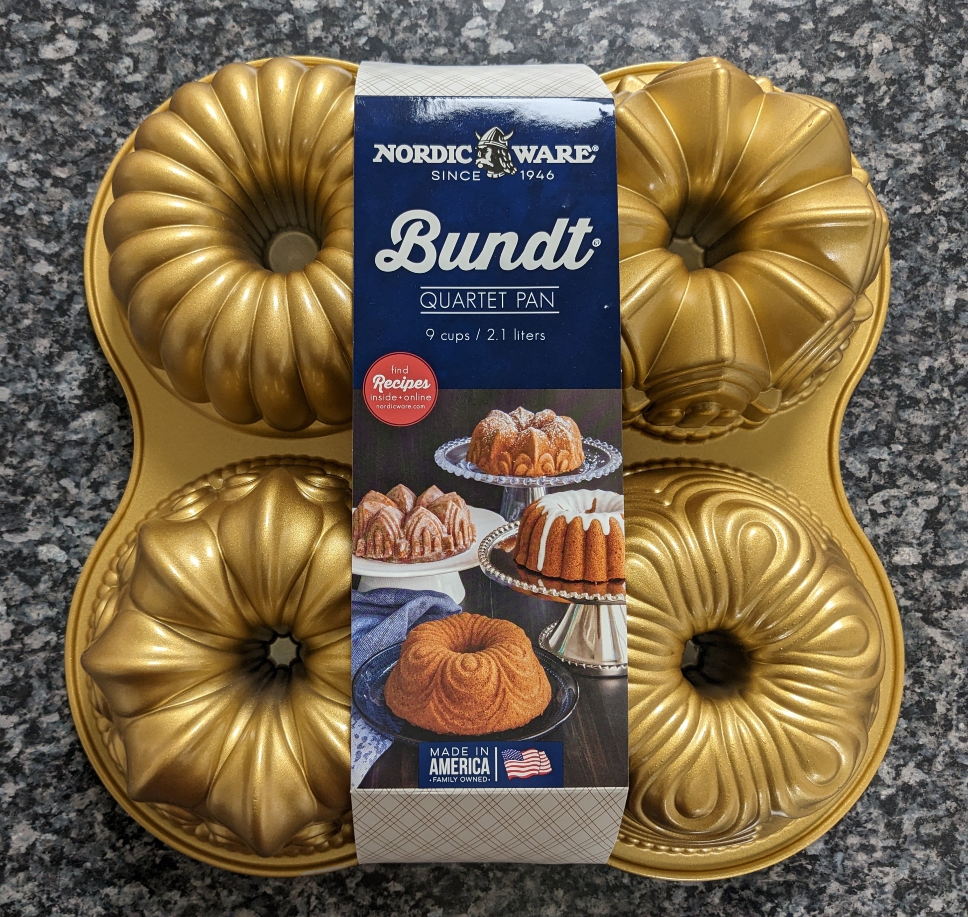 Nordic Ware Quartet Mini Bundt Pan - Baking Bites