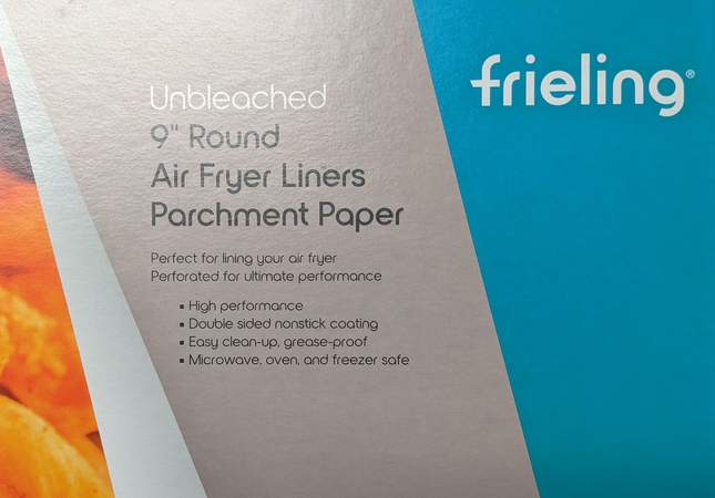 Frieling Set of (3) 9 Round Vented Parchment A ir Fryer Liner 