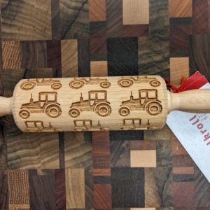 Folkroll Tractor Junior Embossed Rolling Pin