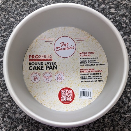 Round Cake Pan (8X4), Fat Daddio's