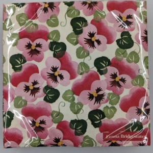 IHR Emma Bridgewater Lunch Napkins Pink Pansy