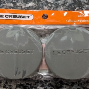 Le Creuset Set of 2 Salt and Pepper Mill Caps Oyster