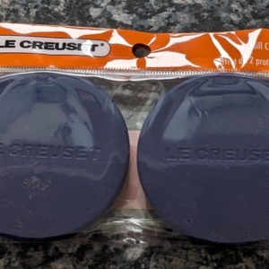 Le Creuset Set of 2 Salt and Pepper Mill Caps Blueberry