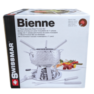Swissmar Bienne Stainless Steel Fondue Set